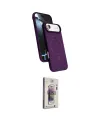 ieg™ iPhone 17 Air Kılıf İz Işık Koleksiyonu - Siyah Bilvis 3D Cam Ekran Koruyucu
