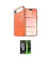 ieg™ iPhone 17 Air Kılıf Kıvılcım Form Prime - Şeffaf 360 Full Body Arka Koruyucu