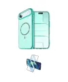 ieg™ iPhone 17 Air Kılıf Kıvılcım Form Prime - Siyah 3D Antistatik Cam Ekran Koruyucu