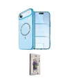 ieg™ iPhone 17 Air Kılıf Kıvılcım Form Prime - Siyah Bilvis 3D Cam Ekran Koruyucu