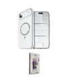 ieg™ iPhone 17 Air Kılıf Kıvılcım Form Prime - Siyah Bilvis 3D Cam Ekran Koruyucu