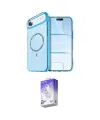 ieg™ iPhone 17 Air Kılıf Kıvılcım Form Prime - Siyah Bilvis 5in1 3D Magic Cam Ekran Koruyucu