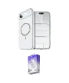 ieg™ iPhone 17 Air Kılıf Kıvılcım Form Prime - Siyah Bilvis 5in1 3D Magic Cam Ekran Koruyucu