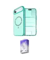 ieg™ iPhone 17 Air Kılıf Kıvılcım Form Prime - Siyah Bilvis 5in1 3D Magic Cam Ekran Koruyucu
