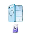 ieg™ iPhone 17 Air Kılıf Kıvılcım Form Prime - Siyah Bilvis 5in1 5D Magic Hayalet Cam Ekran Koruyucu