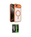 ieg™ iPhone 17 Air Kılıf Kıvılcım Prime - Siyah 360 Mat Full Body Arka Koruyucu