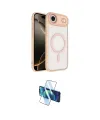 ieg™ iPhone 17 Air Kılıf Kıvılcım Prime - Siyah 3D Antistatik Cam Ekran Koruyucu