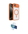 ieg™ iPhone 17 Air Kılıf Kıvılcım Prime - Siyah 3D Antistatik Cam Ekran Koruyucu