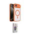 ieg™ iPhone 17 Air Kılıf Kıvılcım Prime - Siyah Bilvis 3D Cam Ekran Koruyucu