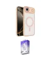 ieg™ iPhone 17 Air Kılıf Kıvılcım Prime - Siyah Bilvis 5in1 3D Magic Cam Ekran Koruyucu