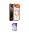 ieg™ iPhone 17 Air Kılıf Kıvılcım Prime - Siyah Bilvis 5in1 3D Magic Cam Ekran Koruyucu