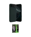 ieg™ iPhone 17 Air Kılıf Kozmos Yansıma Özel Seri - Şeffaf 360 Full Body Arka Koruyucu