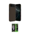 ieg™ iPhone 17 Air Kılıf Kozmos Yansıma Özel Seri - Siyah 360 Mat Full Body Arka Koruyucu