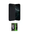 ieg™ iPhone 17 Air Kılıf Kozmos Yansıma Özel Seri - Siyah 360 Mat Full Body Arka Koruyucu