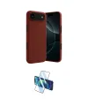 ieg™ iPhone 17 Air Kılıf Kozmos Yansıma Özel Seri - Siyah 3D Antistatik Cam Ekran Koruyucu