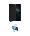 ieg™ iPhone 17 Air Kılıf Kozmos Yansıma Özel Seri - Siyah 3D Antistatik Seramik Nano Ekran Koruyucu