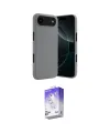 ieg™ iPhone 17 Air Kılıf Kozmos Yansıma Özel Seri - Siyah Bilvis 5in1 3D Magic Cam Ekran Koruyucu