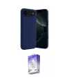 ieg™ iPhone 17 Air Kılıf Kozmos Yansıma Özel Seri - Siyah Bilvis 5in1 3D Magic Cam Ekran Koruyucu