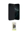ieg™ iPhone 17 Air Kılıf Kozmos Yansıma Özel Seri - Siyah Joko Magic 5D Hayalet Cam