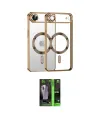 ieg™ iPhone 17 Air Kılıf Nova Işık Özel Seri - Şeffaf 360 Full Body Arka Koruyucu