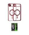 ieg™ iPhone 17 Air Kılıf Nova Işık Özel Seri - Şeffaf 360 Full Body Arka Koruyucu