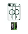 ieg™ iPhone 17 Air Kılıf Nova Işık Özel Seri - Şeffaf 360 Full Body Arka Koruyucu