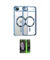 ieg™ iPhone 17 Air Kılıf Nova Işık Özel Seri - Şeffaf 360 Full Body Arka Koruyucu