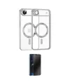 ieg™ iPhone 17 Air Kılıf Nova Işık Özel Seri - Siyah 3D Antistatik Hayalet Cam Ekran Koruyucu