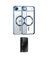 ieg™ iPhone 17 Air Kılıf Nova Işık Özel Seri - Siyah 3D Antistatik Hayalet Cam Ekran Koruyucu