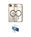 ieg™ iPhone 17 Air Kılıf Nova Işık Özel Seri - Siyah 3D Antistatik Seramik Nano Ekran Koruyucu