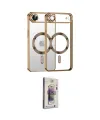 ieg™ iPhone 17 Air Kılıf Nova Işık Özel Seri - Siyah Bilvis 3D Cam Ekran Koruyucu