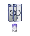 ieg™ iPhone 17 Air Kılıf Nova Işık Özel Seri - Siyah Bilvis 5in1 3D Magic Cam Ekran Koruyucu