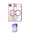ieg™ iPhone 17 Air Kılıf Nova Işık Özel Seri - Siyah Bilvis 5in1 3D Magic Cam Ekran Koruyucu