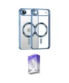 ieg™ iPhone 17 Air Kılıf Nova Işık Özel Seri - Siyah Bilvis 5in1 3D Magic Cam Ekran Koruyucu