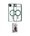 ieg™ iPhone 17 Air Kılıf Nova Işık Özel Seri - Siyah Bilvis Hayalet Cam Ekran Koruyucu