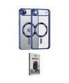 ieg™ iPhone 17 Air Kılıf Nova Işık Özel Seri - Siyah Bilvis Hayalet Cam Ekran Koruyucu