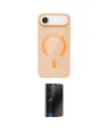 ieg™ iPhone 17 Air Kılıf Pusula Form Özel Seri - Siyah 3D Antistatik Hayalet Cam Ekran Koruyucu