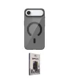 ieg™ iPhone 17 Air Kılıf Pusula Form Özel Seri - Siyah Bilvis Hayalet Cam Ekran Koruyucu