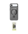 ieg™ iPhone 17 Air Kılıf Pusula Form Özel Seri - Siyah Joko Magic 5D Hayalet Cam