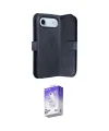 ieg™ iPhone 17 Air Kılıf Siluet Işık Serisi - Siyah Bilvis 5in1 3D Magic Cam Ekran Koruyucu