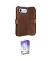 ieg™ iPhone 17 Air Kılıf Siluet Işık Serisi - Siyah Bilvis 5in1 3D Magic Cam Ekran Koruyucu