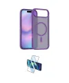 ieg™ iPhone 17 Air Kılıf Siluet Minimal Prime - Siyah 3D Antistatik Seramik Nano Ekran Koruyucu