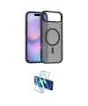 ieg™ iPhone 17 Air Kılıf Siluet Minimal Prime - Siyah 3D Antistatik Seramik Nano Ekran Koruyucu