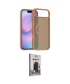 ieg™ iPhone 17 Air Kılıf Siluet Minimal Prime - Siyah Bilvis Hayalet Cam Ekran Koruyucu