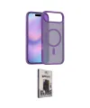 ieg™ iPhone 17 Air Kılıf Siluet Minimal Prime - Siyah Bilvis Hayalet Cam Ekran Koruyucu