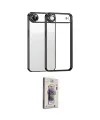 ieg™ iPhone 17 Air Kılıf Vadi Minimal - Siyah Bilvis 3D Cam Ekran Koruyucu