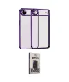ieg™ iPhone 17 Air Kılıf Vadi Minimal - Siyah Bilvis Hayalet Cam Ekran Koruyucu