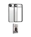 ieg™ iPhone 17 Air Kılıf Vadi Minimal - Siyah Bilvis Hayalet Cam Ekran Koruyucu