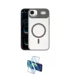 ieg™ iPhone 17 Air Kılıf Yadigar Asil Koleksiyonu - Siyah 3D Antistatik Cam Ekran Koruyucu