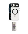 ieg™ iPhone 17 Air Kılıf Yadigar Asil Koleksiyonu - Siyah Bilvis 3D Cam Ekran Koruyucu